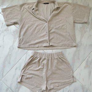 Nasty Gal Terry Co-ord Set